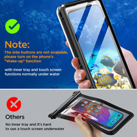 Load image into Gallery viewer, IP68 Waterproof Phone Case For iPhone 16 15 14 13 12 11 Pro Max Samsung S25 S24 Universal Self-Check Underwater Diving Airbag