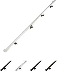 Load image into Gallery viewer, Contemporary Aluminum Complete Handrail, Brackets Included, Powder Coated Finish