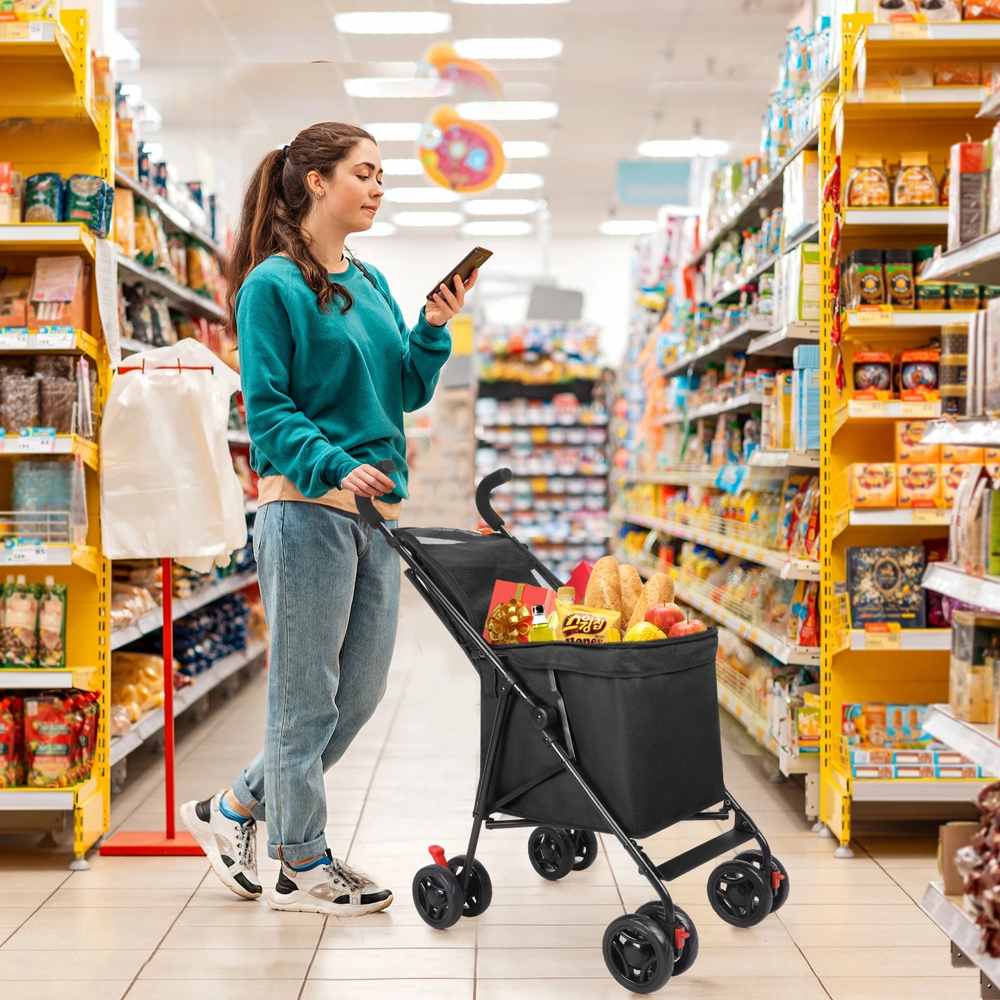 Multifunctional Folding Cart, Portable, Durable, Lightweight