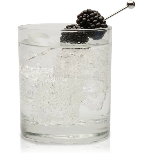 Chatham Rocks Glasses Set, Unique Drinking Glasses, Set of 8 with Ridged Bottom Design, Dishwasher Safe 