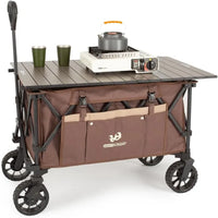 Load image into Gallery viewer, Heavy Duty Folding, Collapsible, Utility Wagon with Table and Side Pocket
