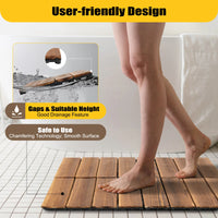 Load image into Gallery viewer, Hardwood Interlocking Patio Deck Tiles, 12''x12'' 36 Pcs