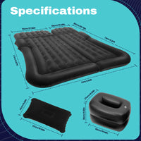 Load image into Gallery viewer, SUV Mattress with 2 Cushions and Pump, Thicker Air Bed for Travel, Camping, Home Furniture