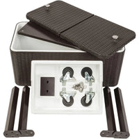 Load image into Gallery viewer, 80 Qt Cooler with Wheels