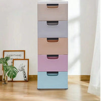 Load image into Gallery viewer, 5 Drawer Dresser with wheels