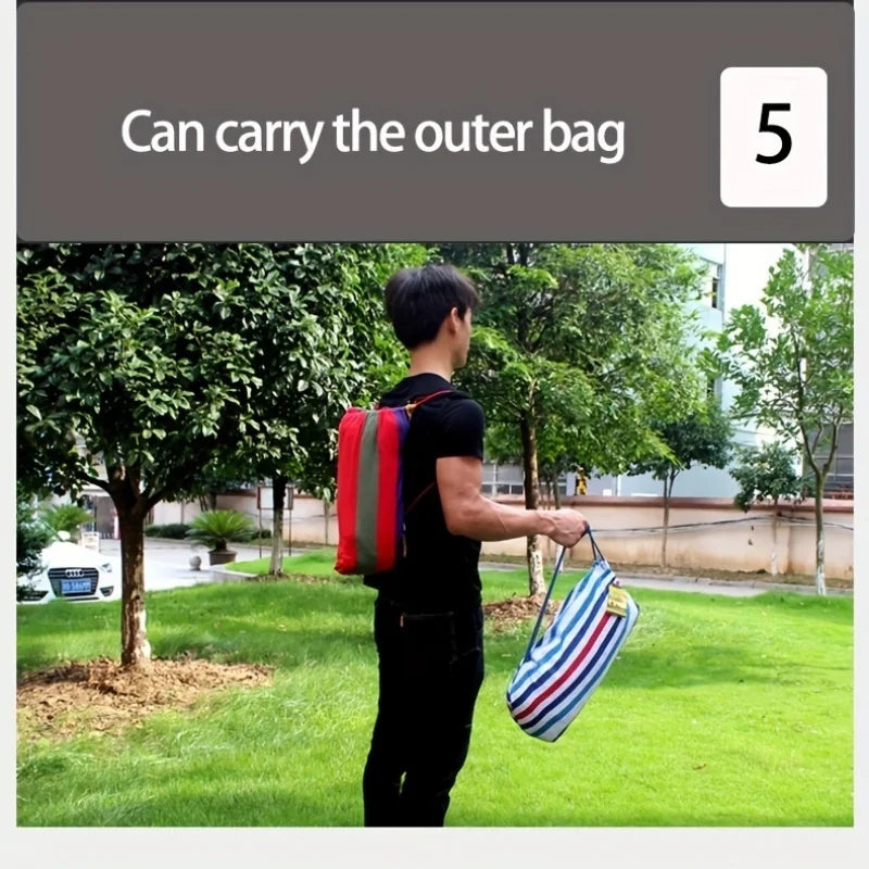 Outdoor Multi-Functional Hammock - Colorful Anti-Flip Design