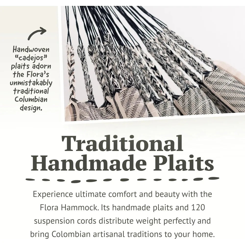 Organic Cotton, Double Classic Hammock in 6 color options