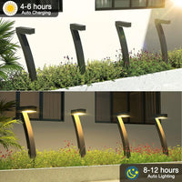 Load image into Gallery viewer, 6 Pack Bright Solar Lights, 12 Hr Solar Garden Lights, Auto On/Off for Outside Landscape Path, Yard, Walkway