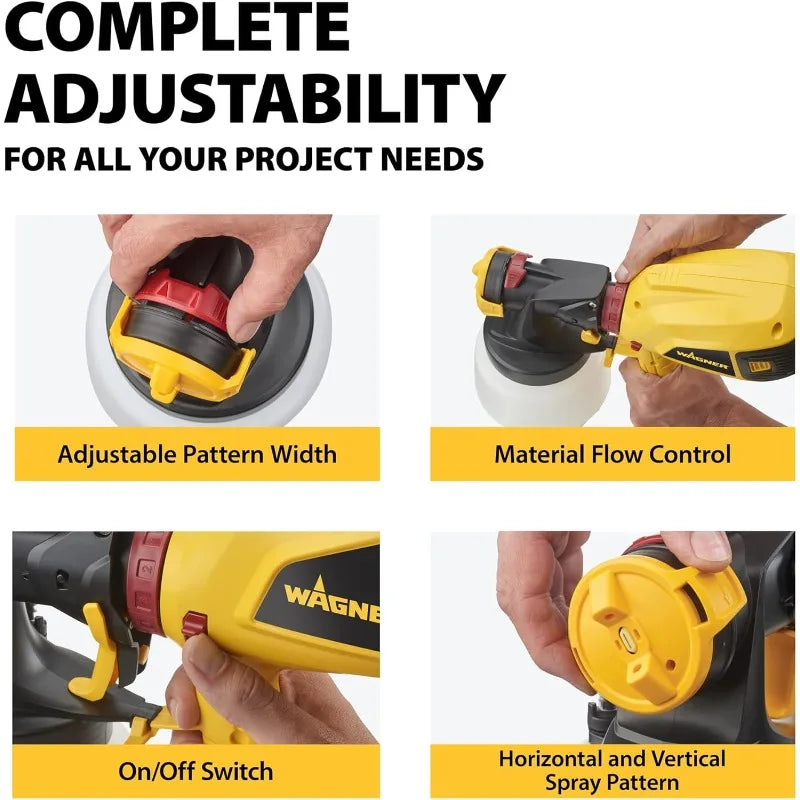 Wagner Spraytech 2419327 Control Spray QX5 HVLP Handheld Stain Sprayer, Ideal for Garages, Fences, Sheds and More