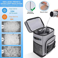 Load image into Gallery viewer, 30L Waterproof Insulated Backpack, Keep Food Hot or Cold Lunch Rucksack Thermal Bag