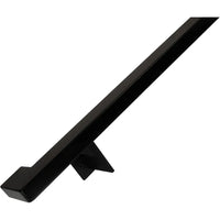 Load image into Gallery viewer, Contemporary Aluminum Complete Handrail, Brackets Included, Powder Coated Finish