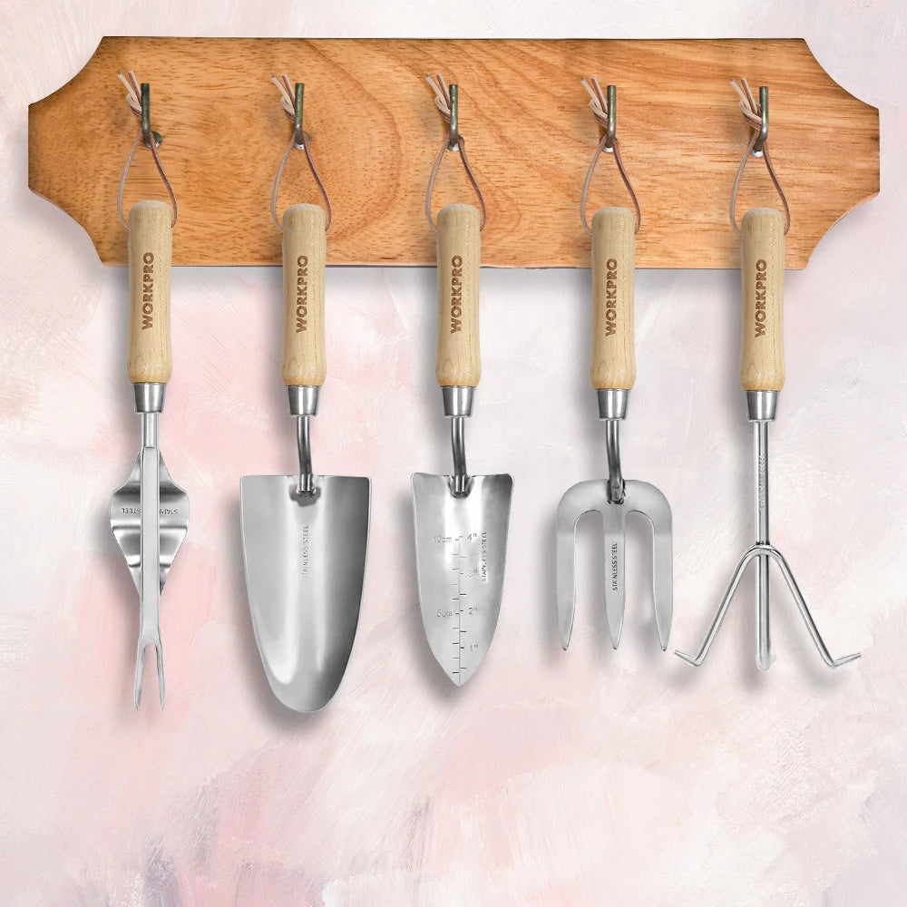 8-Piece Stainless Steel Garden Tool Set