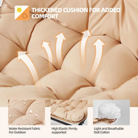 Load image into Gallery viewer, Oversized Cushioned Double Egg Swing Chair /  Hammock  with Adjustable Canopy