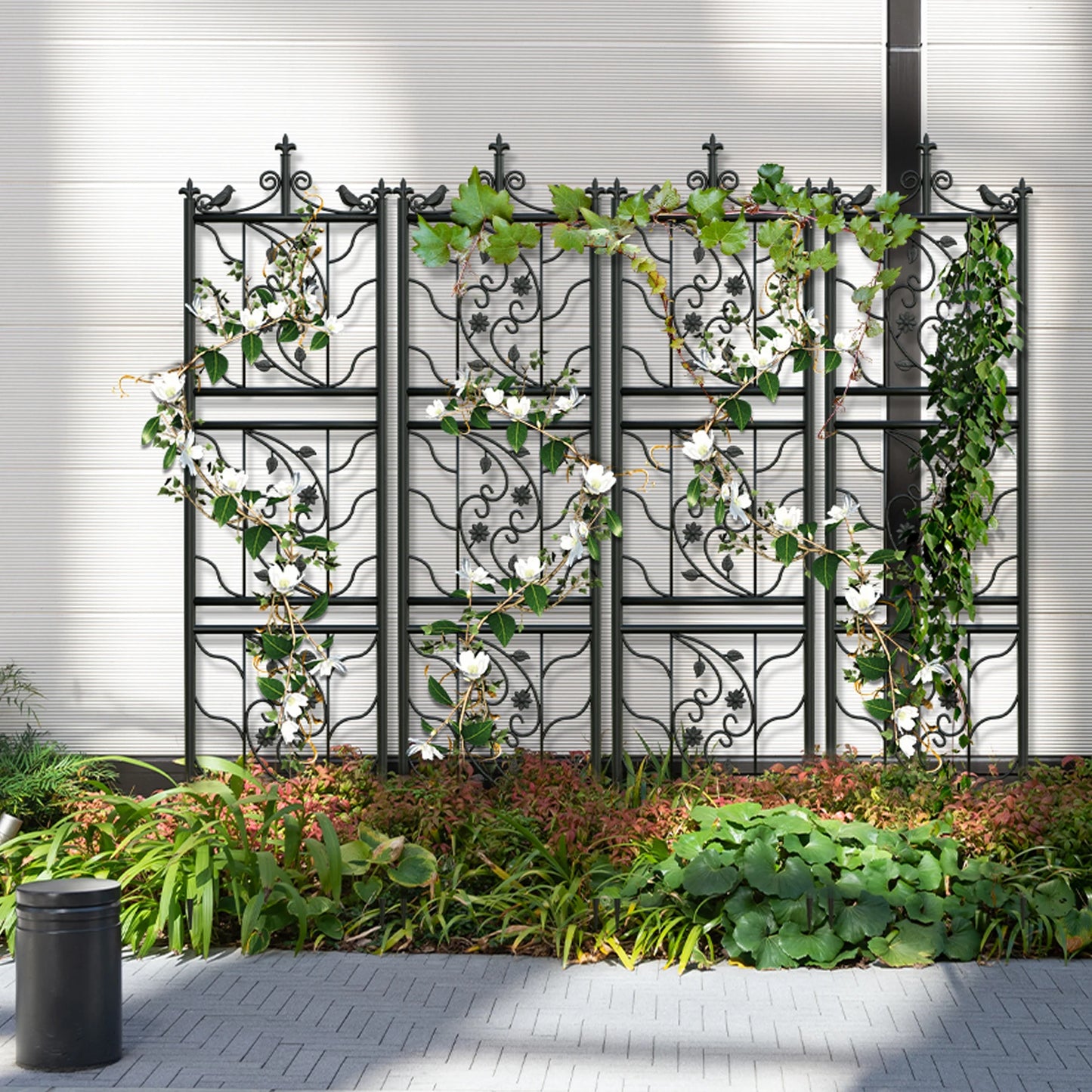 71 inch Metal Decorative Garden Trellis