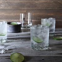 Load image into Gallery viewer, Chatham Rocks Glasses Set, Unique Drinking Glasses, Set of 8 with Ridged Bottom Design, Dishwasher Safe 