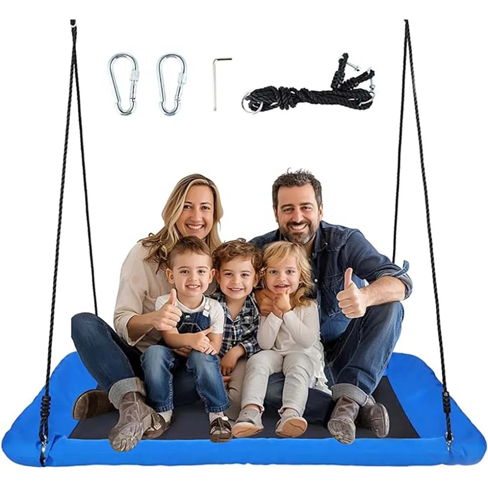 Giant 60" Rectangular Platform Swing, 800 lb Load Capacity