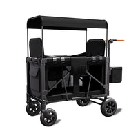 Load image into Gallery viewer, Double Stroller Wagon (2 Seater) - Collapsible Wagon Stroller with Seats with Magnetic Buckle 5-Point Harnesses