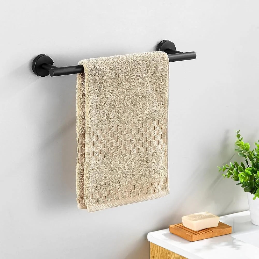 14 Piece Stainless Steel Matte Black Bathroom Accessories