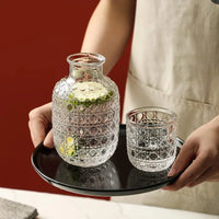 Load image into Gallery viewer, Bedside Carafe and Tumbler set; Pitcher 15.5 oz. and Cup 5.5 oz.