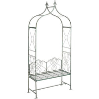 Load image into Gallery viewer, Victorian Antique Wrought Iron Garden Arch Arbor