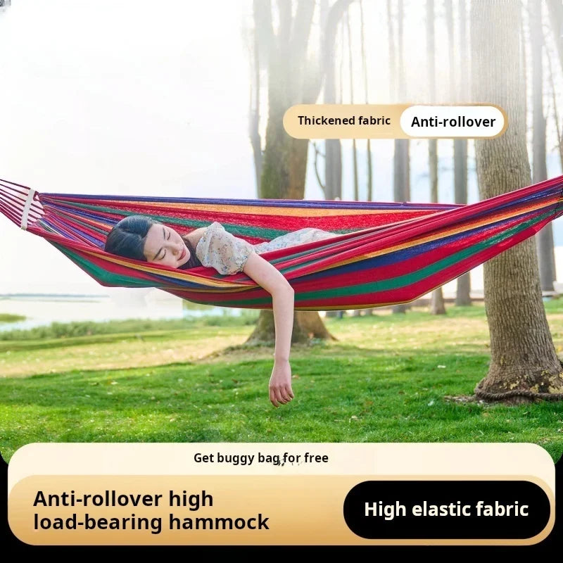 Outdoor Multi-Functional Hammock - Colorful Anti-Flip Design