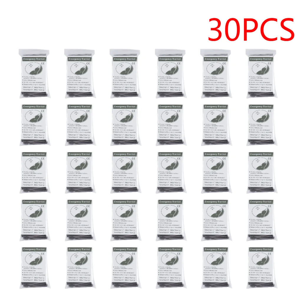 30 PC Emergency Rescue, Camping, Survival, Military, Rescue Blankets﻿
