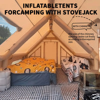 Load image into Gallery viewer, Large Inflatable Camping Tent with Hand Pump
