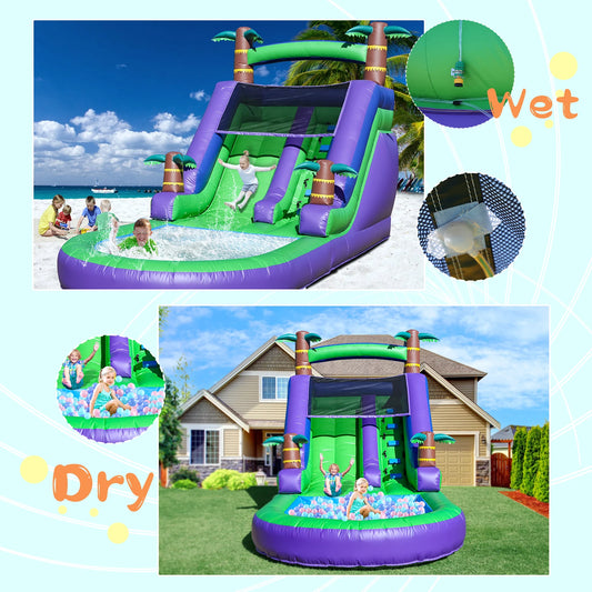 Children's Playground Inflatable Water Slide & Bounce House
