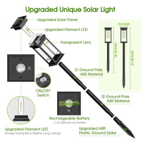 Load image into Gallery viewer, 2 Pack and 6 Pack Solar Lights