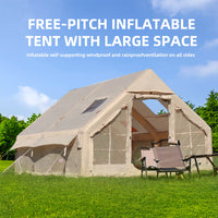 Load image into Gallery viewer, Large Inflatable Camping Tent with Hand Pump