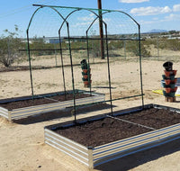 Load image into Gallery viewer, 8x4x1ft (2 Pack) Galvanized Raised Garden Planter Box