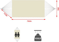 Load image into Gallery viewer, Macrame Hammock, Tie Ropes and Drawstring Bag Included