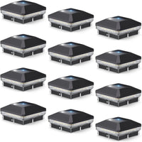 Load image into Gallery viewer, 6/12 Pack 4x4 Solar Fence Post Cap Lights, 40 LEDs 30 Lumens with 3 Modes