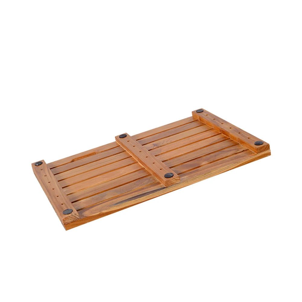 Solid Teak Wood Bathroom Shower Mat