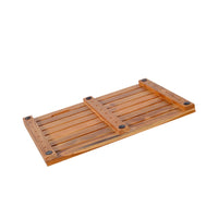 Load image into Gallery viewer, Solid Teak Wood Bathroom Shower Mat