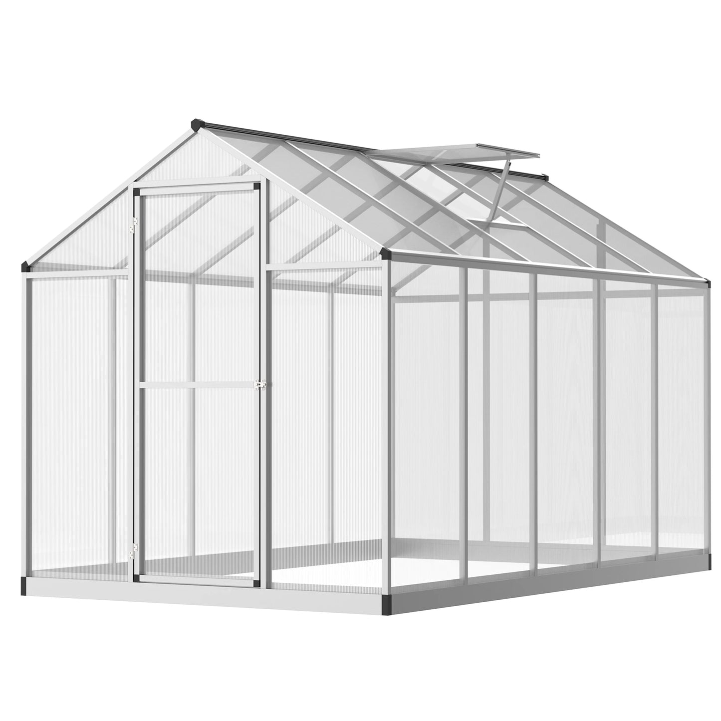 10' L X 6' W Stable Outdoor Walk-In Cold Frame Garden Greenhouse
