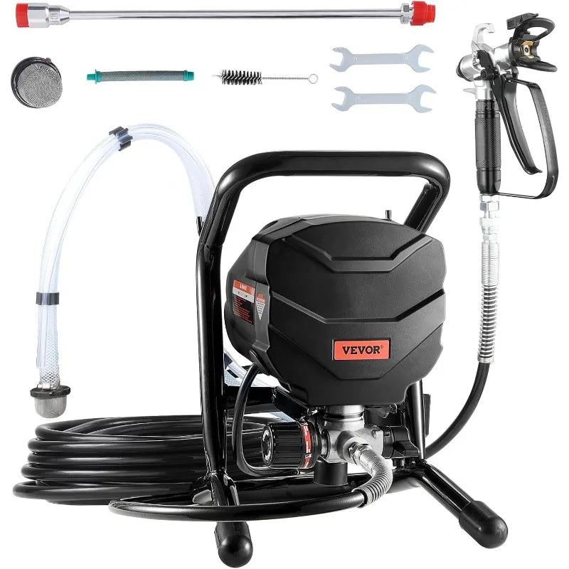 Airless Paint Sprayer, 650W High Efficiency, 3000PSI, with Extension Rod
