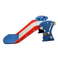 Load image into Gallery viewer, Folding Children's Slide, Easy To Assemble, Multipurpose with Basketball Hoop Climber for Backyard