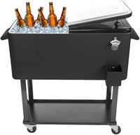 Load image into Gallery viewer, 80 Qt Cooler with Wheels