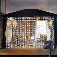 Load image into Gallery viewer, 300 LED's Solar Curtain Light, Outdoor Fairy Garland String Lights, 8 Modes