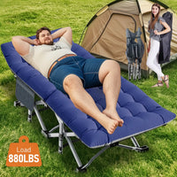 Load image into Gallery viewer, XL 75" * 28" Folding Bed Cot with 3.3 inch 2 Sided Mattress