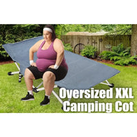 Load image into Gallery viewer, 2 Pack XXL Cot 79" L x 32" W x 18" H Camping Cot with Comfortable Mattress, with Carry Bag