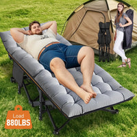 Load image into Gallery viewer, XL 75" * 28" Folding Bed Cot with 3.3 inch 2 Sided Mattress