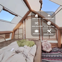 Load image into Gallery viewer, Large Inflatable Camping Tent with Hand Pump