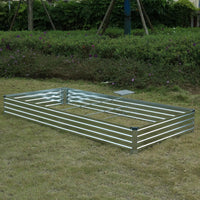 Load image into Gallery viewer, 8x4x1ft (2 Pack) Galvanized Raised Garden Planter Box