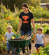 Load image into Gallery viewer, Super Mom Classic Unisex Crewneck T-shirt
